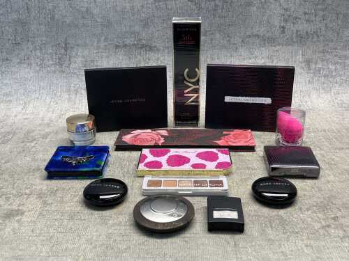 Group of makeup products