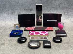 Group of makeup products