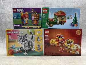 Four Lego packs