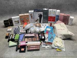 Group of beauty products