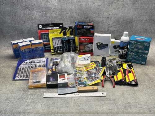 33 · Group of garage products