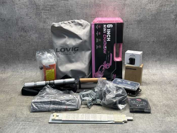 Group of garage products