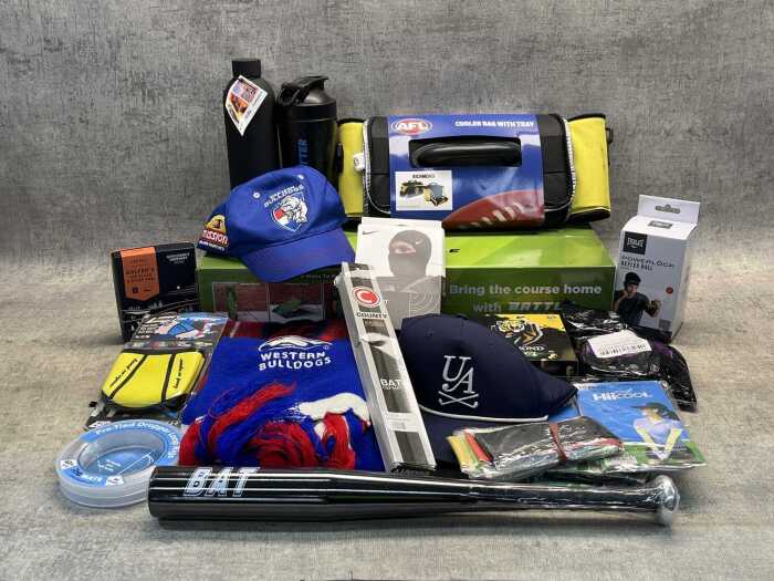 Group of sporting goods