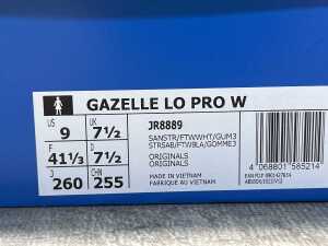 Adidas Gazelle Lo Pro size US 9 Women's - 5
