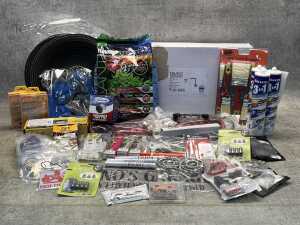 Group of garage products