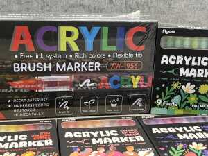 Group of acrylic markers - 2
