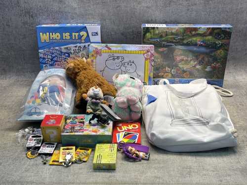 83 · Group of kids toys