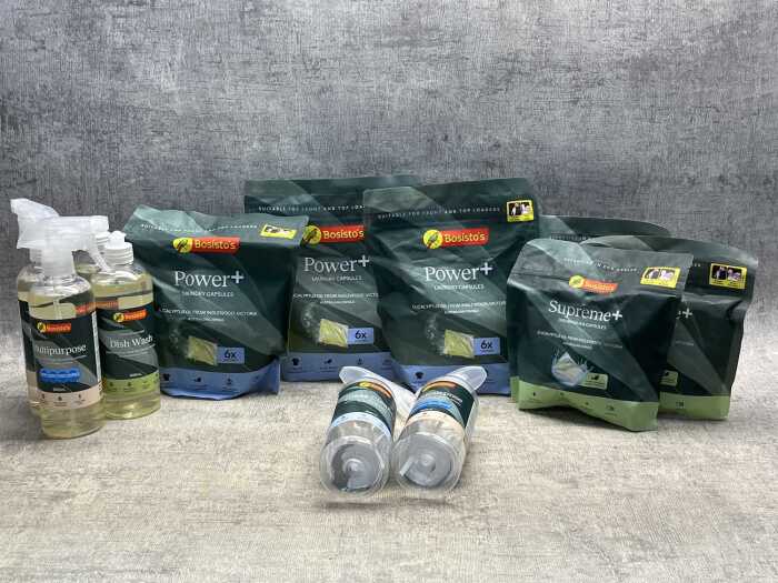 Group of Bosisto's cleaning products