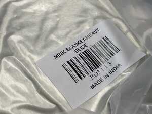 Laura Hill heavy mink blanket - 3