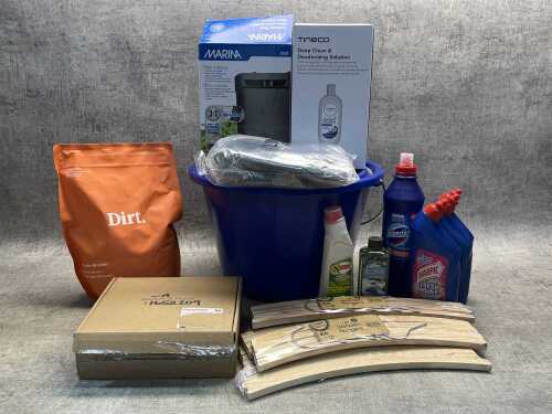 Group of cleaning products