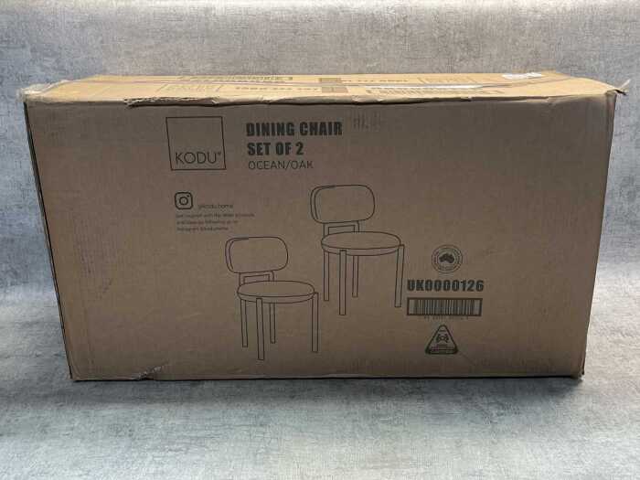 Kodu set of two dining chairs