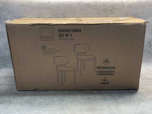 Kodu set of two dining chairs