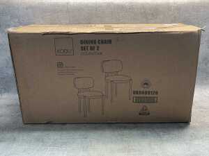 Kodu set of two dining chairs