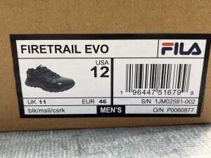 Fila Firetrail Evo size US 12 Men's - 5