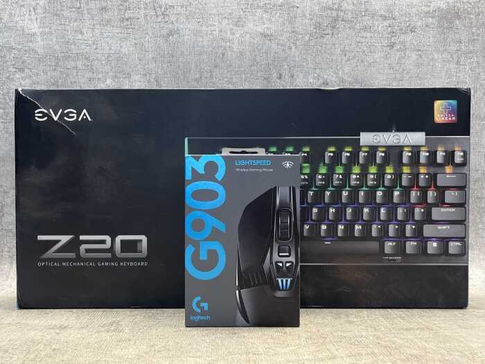 Gaming keyboard and mouse