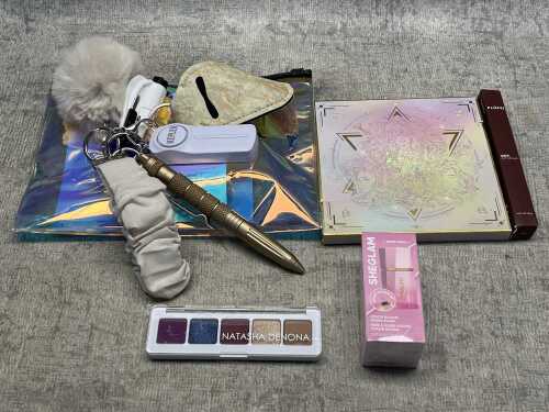 Group of beauty products