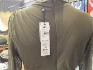 Minkpink high-neck dress in khaki size L - 3