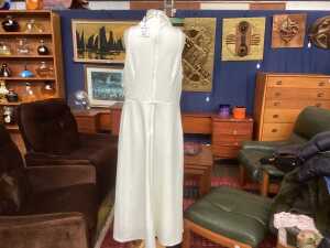 Showpo Macy Hi-neck A-line dress in white size 18 - 3