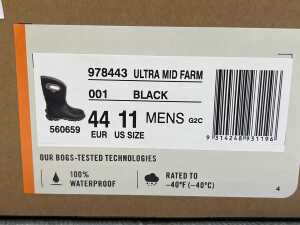 Bogs Ultra Mid Farm boots size US 11 Men's - 5