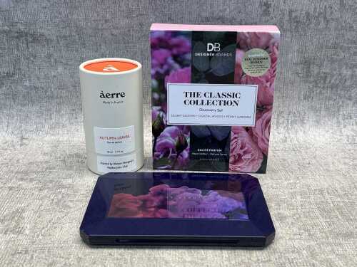 Group of beauty products