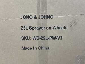Jono & Johno 25L sprayer on wheels - 2