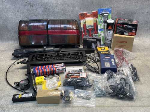 Group of garage products