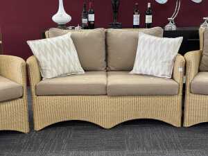 Jati Fine Loom six-piece wicker lounge suite - 2