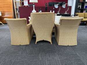 Jati Fine Loom six-piece wicker lounge suite - 6