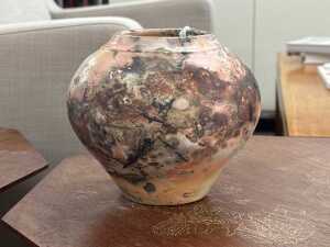 Saggar-fired ceramic vase - 2