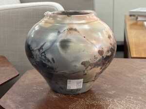 Saggar-fired ceramic vase - 3
