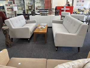 Two piece lounge suite