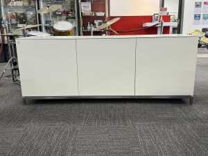 Modern white sideboard