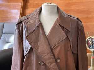 Cresco brown leather coat - 2