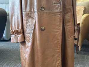 Cresco brown leather coat - 3