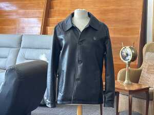 VG World Collection black leather jacket