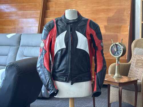 34 · AGV Sport leather motorcycle jacket