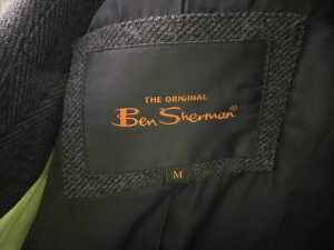 Ben Sherman grey wool blend coat - 5