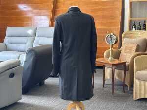 Zara Man dark grey overcoat - 4