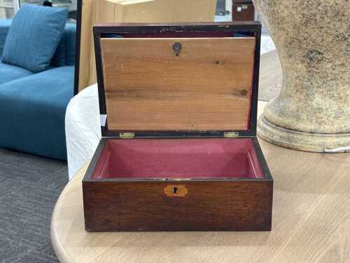 Antique Victorian timber box