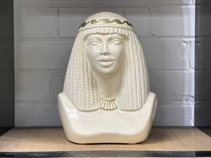 Italian ceramic Egyptian-style bust