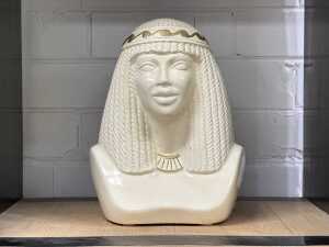 Italian ceramic Egyptian-style bust