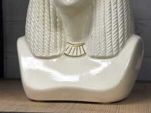 Italian ceramic Egyptian-style bust - 3