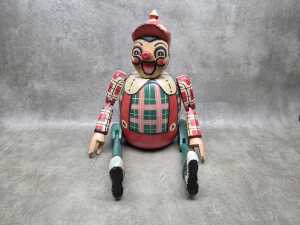 Pinocchio painted timber coin bank - 2
