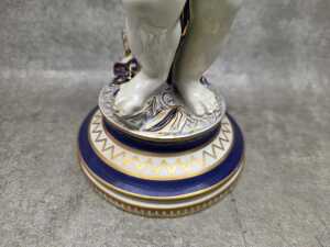 Copeland Spode porcelain cherub figure with blue gilded decoration - 4