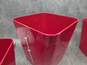 Set of five Gayware mid-century kitchen canisters - 4