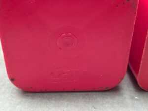Set of five Gayware mid-century kitchen canisters - 5