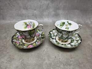 Three Royal Albert 'Provincial Flowers' porcelain pieces - 4