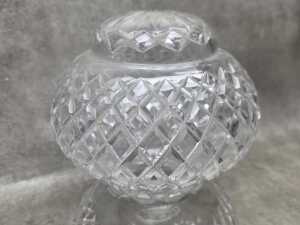 Cut crystal lamp base and shade - 2