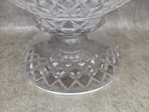 Cut crystal lamp base and shade - 4