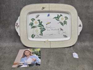 Wedgwood Sarah's Garden signed porcelain platter